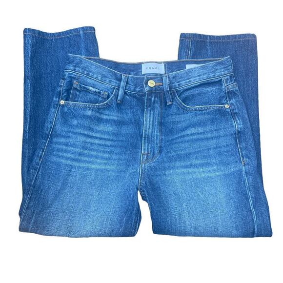 Frame Le Piper Jeans in Blue Sky - Women's Size 26 - Picture 2 of 14